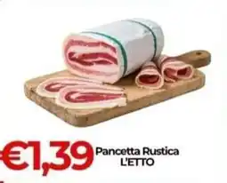 Supermercati Pasquale Prisco Pancetta Rustica offerta