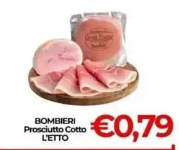 Supermercati Pasquale Prisco Prosciutto Cotto Bombieri offerta