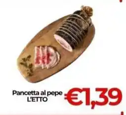 Supermercati Pasquale Prisco Pancetta al pepe offerta