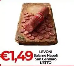 Supermercati Pasquale Prisco Levoni Salame Napoli San Gennaro offerta