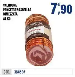 Adhoc Pancetta Rosatella Dimezzata Valtidone offerta