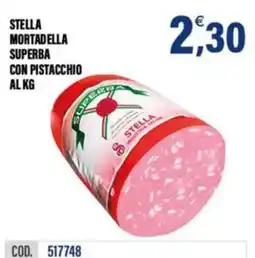 Adhoc Stella mortadella superba con pistacchio offerta