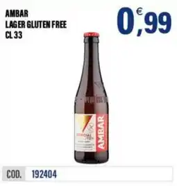 Adhoc Ambar lager gluten free offerta