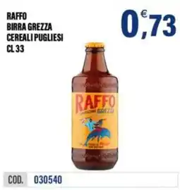 Adhoc Raffo birra grezza cereali pugliesi offerta