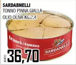 Big Food Tranci di tonno pinna gialla Sardanelli offerta