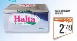 Cash pro Halta margarina vegetale offerta