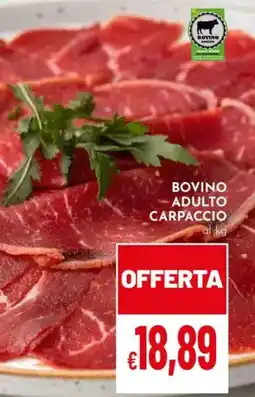 Pan Bovino adulto carpaccio offerta