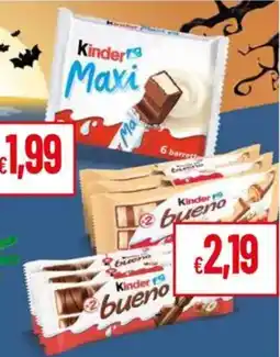 Pan Kinder Maxi offerta