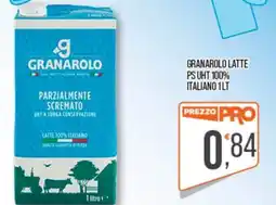Cash pro Granarolo latte parzialmente scremato offerta