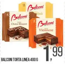 Cash pro Balconi torta linea offerta