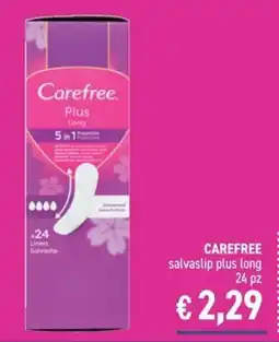 Determarket Carefree salvaslip plus long offerta