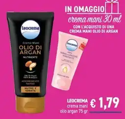 Determarket Leocrema crema mani olio argan offerta