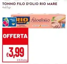 Pan Tonno filo d'olio Rio Mare offerta
