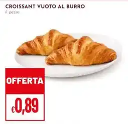 Pan Croissant vuoto al burro offerta