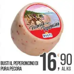 Cash pro Busti il peperoncino di pura pecora offerta