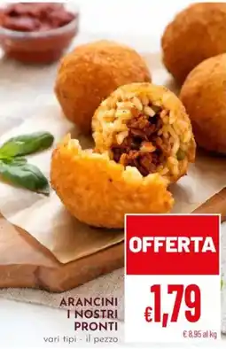 Pan Arancini i nostri pronti offerta