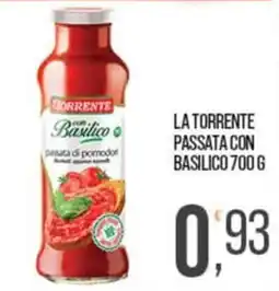 Cash pro La Torrente passata con basilico offerta