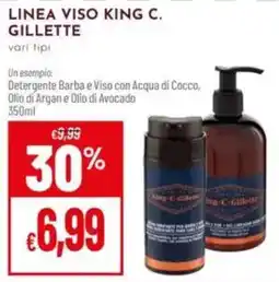 Pan Detergente Barba e Viso King C. Gillette offerta