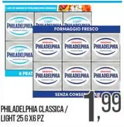 Cash pro Philadelphia classica / light offerta