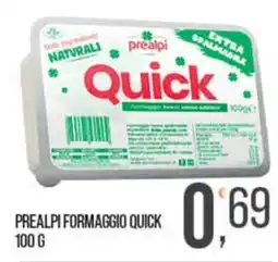 Cash pro Prealpi formaggio quick offerta