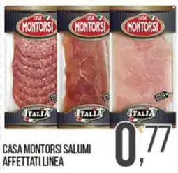 Cash pro Casa Montorsi salumi affettati linea offerta