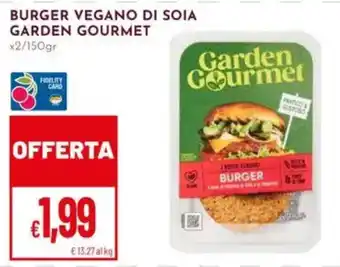 Burger vegano di soia Garden Gourmet