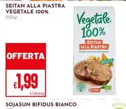 Pan Seitan alla piastra vegetale 100% offerta