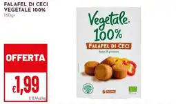Pan Falafel di ceci vegetale 100% offerta