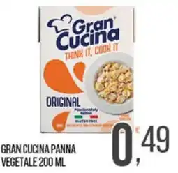 Cash pro Gran Cucina panna vegetale offerta