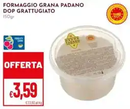 Pan Formaggio grana padano dop grattugiato offerta