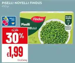 Pan Piselli novelli Findus offerta