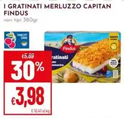 Pan I gratinati merluzzo capitan findus offerta