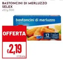 Pan Bastoncini di merluzzo Selex offerta