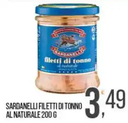 Cash pro Sardanelli filetti di tonno al naturale offerta