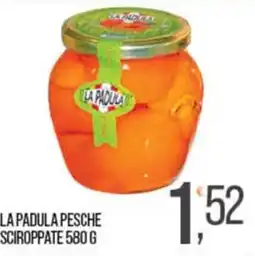 Cash pro La Padula pesche sciroppate offerta