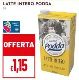 Pan Latte intero Podda offerta
