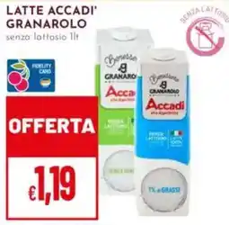 Pan Latte Accadi' Granarolo senza lattosio offerta