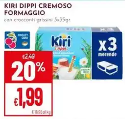 Pan Kiri Dippi cremoso formaggio offerta