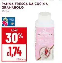 Pan Panna fresca da cucina Granarolo offerta