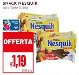 Pan Snack Nesquik cacao offerta