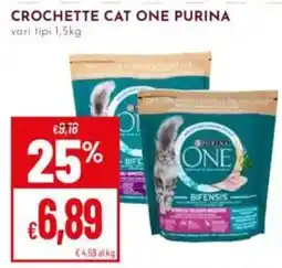 Pan Crochette cat one purina offerta