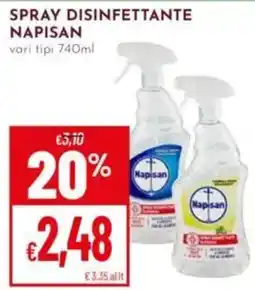Pan Spray disinfettante Napisan offerta