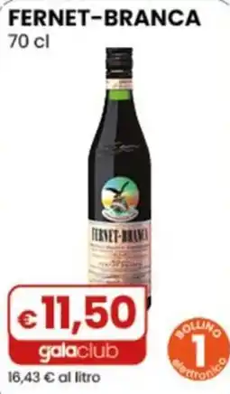 Gala Supermercati Fernet-Branca offerta