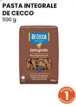 Gala Supermercati Pasta integrale De Cecco offerta