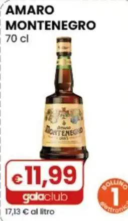 Gala Supermercati Amaro Montenegro offerta