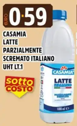 Big Food Casamia latte parzialmente scremato italiano offerta
