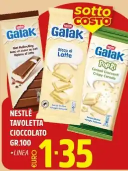 Big Food Galak Tavoletta Cioccolato offerta