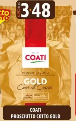 Big Food Coati prosciutto cotto gold offerta