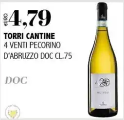 Big Food Torri Cantine 4 Venti Pecorino offerta