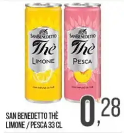 Cash pro San Benedetto Thè Limone / Pesca offerta